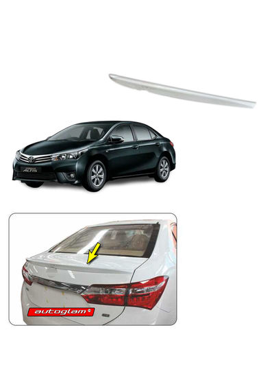 Lip Spoiler for Toyota Corolla Altis 2014-2017, Color - CELESTIAL BLACK, AGTCA17LSCB