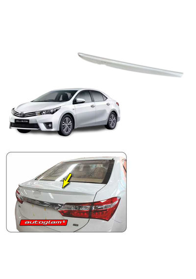  Lip Spoiler for Toyota Corolla Altis 2014-2017, Color - SUPER WHITE, AGTCA17LSSW