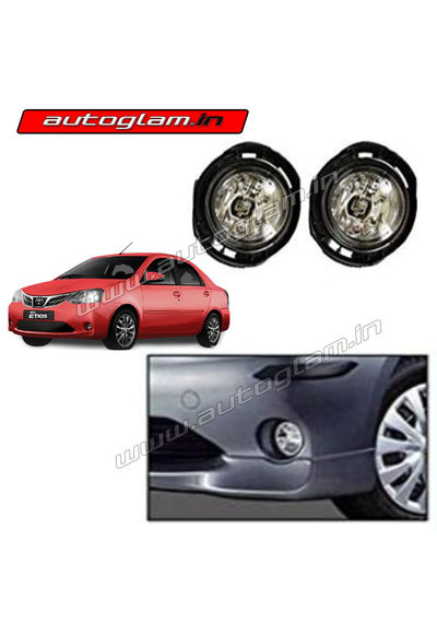 Toyota Etios 2010-18 Fog lamp kit with switch OEM Quality, AGTE33FG