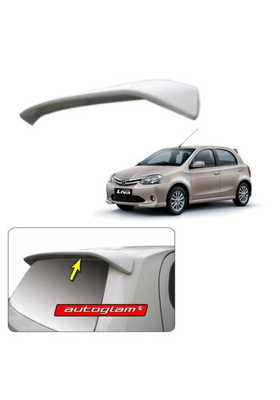 Roof Spoiler for Toyota Etios Liva 2011-2016, Color - HARMONY BEIGE, AGTEL11RSHB