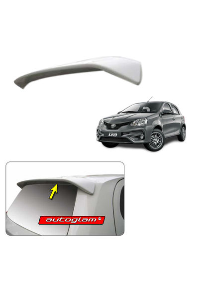 Roof Spoiler for Toyota Etios Liva 2016-2019, Color - CLASSIC GREY, AGTEL19RSCG