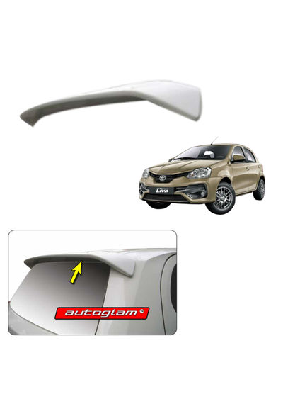 Roof Spoiler for Toyota Etios Liva 2016-2019, Color - HARMONY BEIGE, AGTEL19RSHB