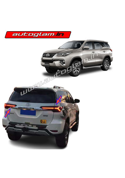 Toyota Fortuner 2016-20 URUS Style LED Tail Lights, Set of 2 (Right & Left), AGTF803LT