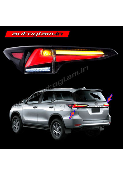 Toyota Fortuner 2016-20 LED Tail Lights, Set of 2 (Right & Left), AGTF802LT