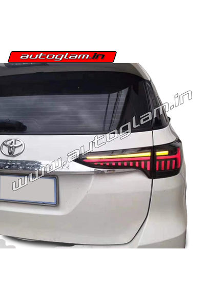 Toyota Fortuner 2016-2020 Audi A7 Style LED Tail Light-SMOKE GLASS, AGTF902LT