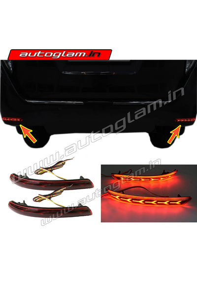 Toyota Innova Crysta 2016-2020 Models, Rear Bumper LED Matrix Reflector Brake Light, AGTI1620LR