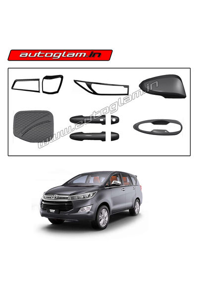 Toyota Innova Crysta Black Show Kit, Set of 6 Items, AGTICBSK38