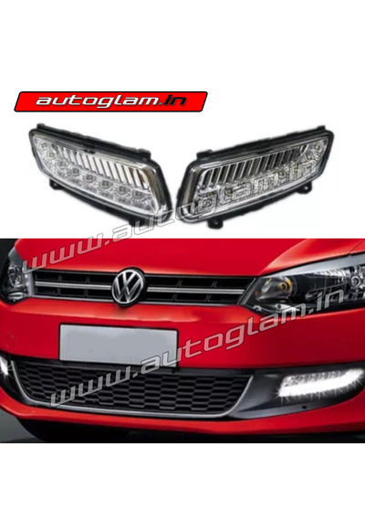 Volkswagen Polo 2010-2020 Fog Lamp LED DRL, AGVWP030D