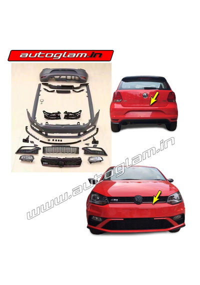 Volkswagen Polo 2010-2020 GTI Style Body Kit, Set of 36 Pieces, AGVWP369BD