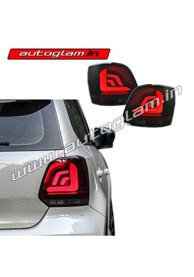 Volkswagen Polo 2010-19 LED Tail Lights - SMOKE Color, AGVWP904TL