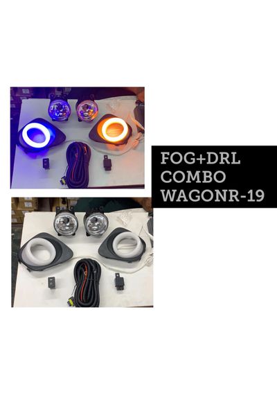Maruti Suzuki WagonR 2019-20 Fog Light With LED DRL Set of- 2, AGMSC114DRL