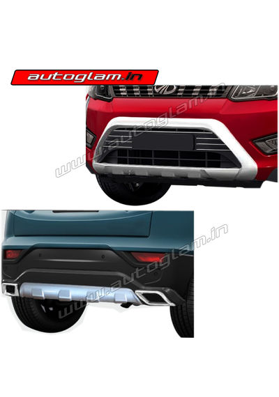 AGMX300NGB, Mahindra XUV300 Front & Rear Nudge Guard/Bumper Guard