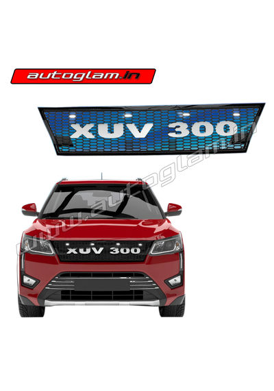 Mahindra XUV300 2019+ Front Alpha Grill with 4 LED, AGXUV300FG
