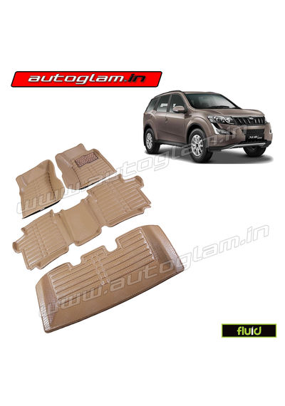 AGMX500BG, 5D MATS FOR MAHINDRA XUV500 ALL MODELS, Color - BEIGE, High Quality Product!