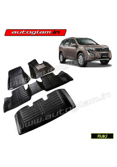 AGMX500BL, 5D MATS FOR MAHINDRA XUV500 ALL MODELS, Color - BLACK, High Quality Product!