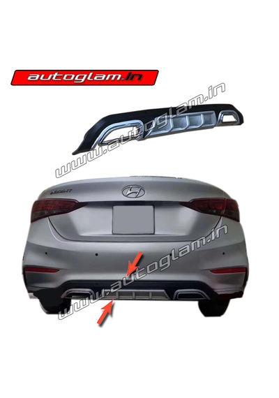 Hyundai Verna 2017+Rear Diffuser MERC Style, AGHVRD172