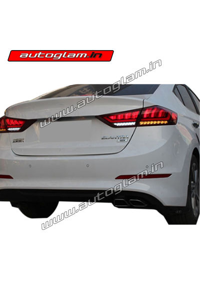 Hyundai Elantra 2016-19 LED Tail Lights, AGHE1619AMTL