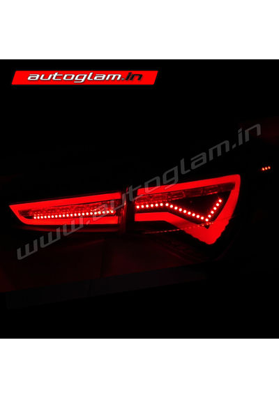 Hyundai i20 Elite 2014-2018 Audi Style LED Tail Lights with Matrix Indiacator, AGHI360TLA