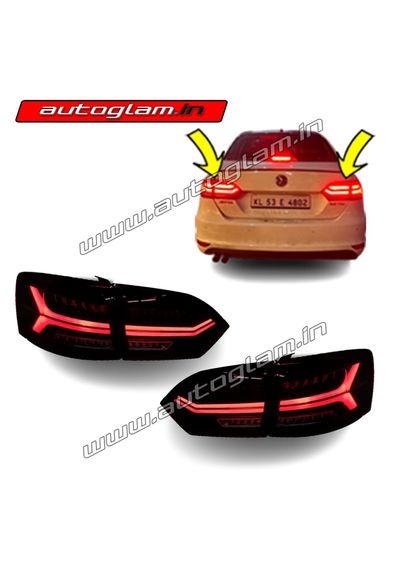 AGVWJ01AMTL, Volkswagen Jetta BMW Style Aftermarket LED Tail light Assembly