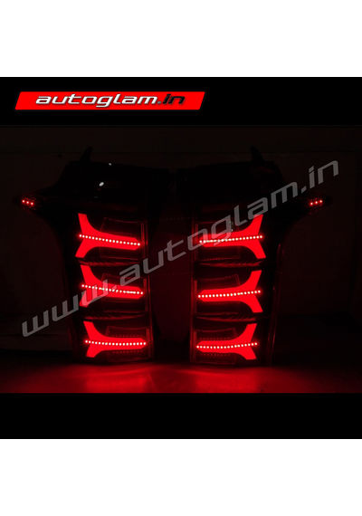 Mahindra XUV500 2011-2018 Lambo Style LED Tail Lights, AGMXUV930L