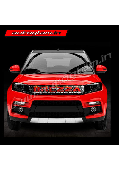 Maruti Suzuki Vitara Brezza 2019+ Alpha Front Grill with LED, AGMSB609FG