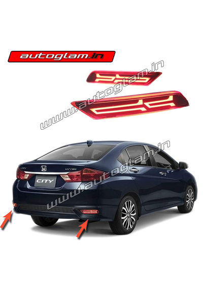 AGHC0116RR, HONDA CITY 2016+ REAR LED REFLECTOR