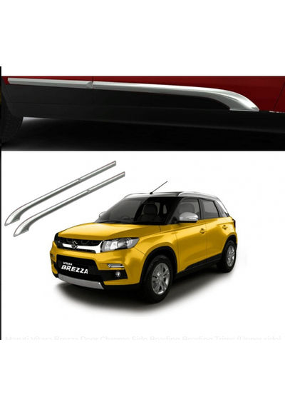 Maruti Vitara Brezza Door Chrome Side Beading Beading Trims (Upper side), AGMSB393CA