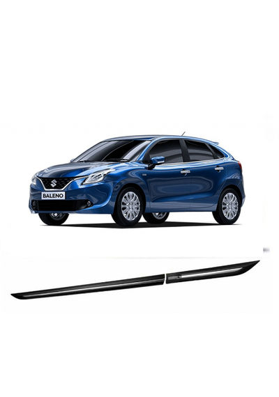 Maruti Suzuki New Baleno Door Side Beading (Black & Chrome), AGMSB397CA