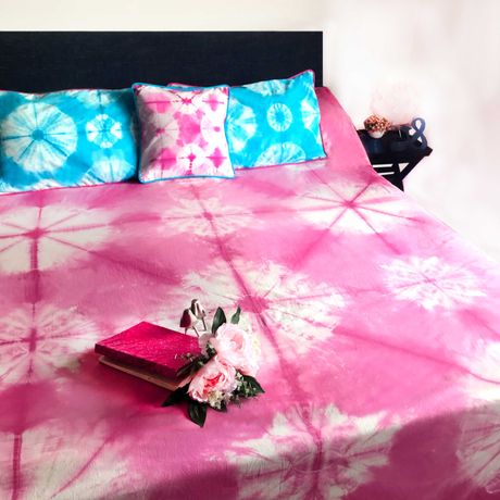 TARYN HAWAIIAN SHIBORI SHABANG BEDSHEET SET