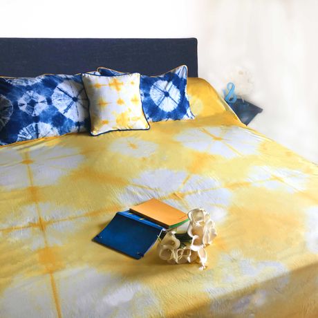 TESSA HAWAIIAN SHIBORI SHABANG BEDSHEET SET