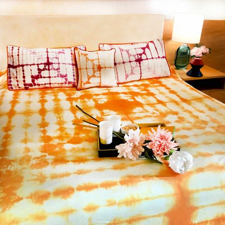 TORI HAWAIIAN SHIBORI SHABANG BEDSHEET SET