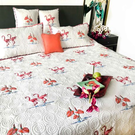 WILMA WONDERFUL WORLD 6 PIECE QUILTED BEDCOVER SET
