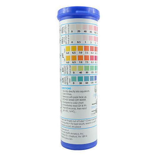 5 In 1 Aquarium Test Strips Chart