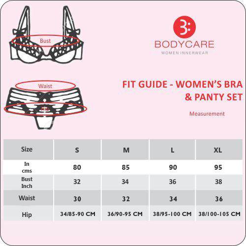 BODYCARE 6404Re Bridal Bra & Panty Set In Nylon Elastane (Red) in Bangalore  at best price by Vinayaka garments - Justdial