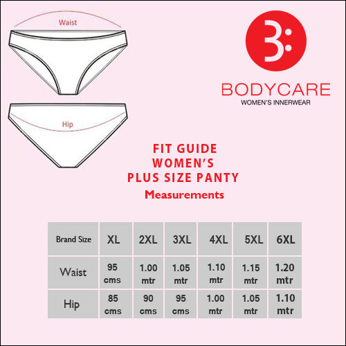 Indian Pad Panty Size Calculator & Chart