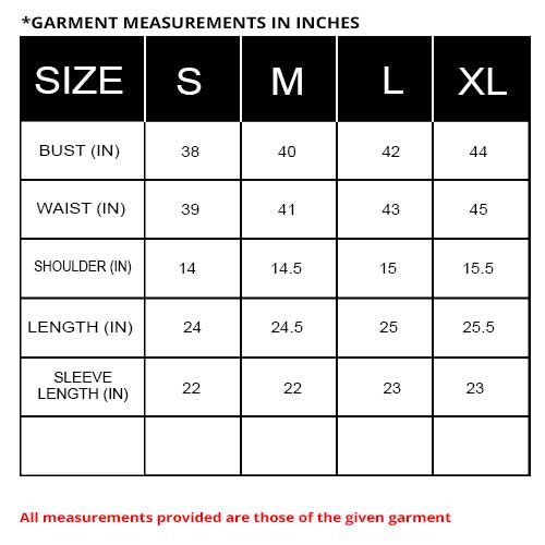 Lush Size Chart