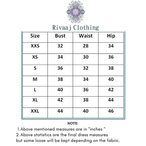 Size Chart – rivaajclothing