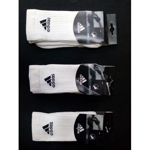 Adidas Socks Pack Of 3 Pair @ 450 (White)