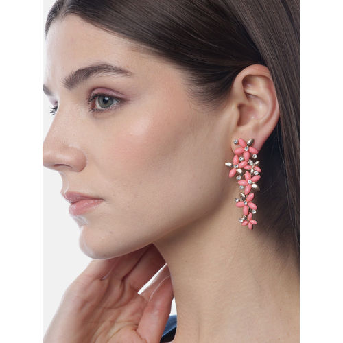 Silver Flower Drop Dangle Earrings for Women Teen India  Ubuy