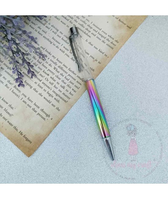 Dress My Craft - Blush Pen DIY - Silver Rainbow