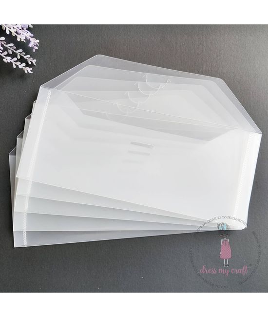 50 CheckOutStore Mini Slimline Die Clear Storage Pockets (3 5/8 x 6 1/2)