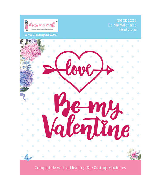 Be My Valentine - Die | Dmcd2222 | Dress My Craft