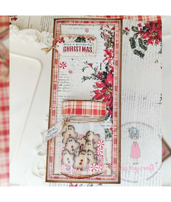 Dress My Craft - Single-Sided Paper Pad 12X12 - Christmas Vibes