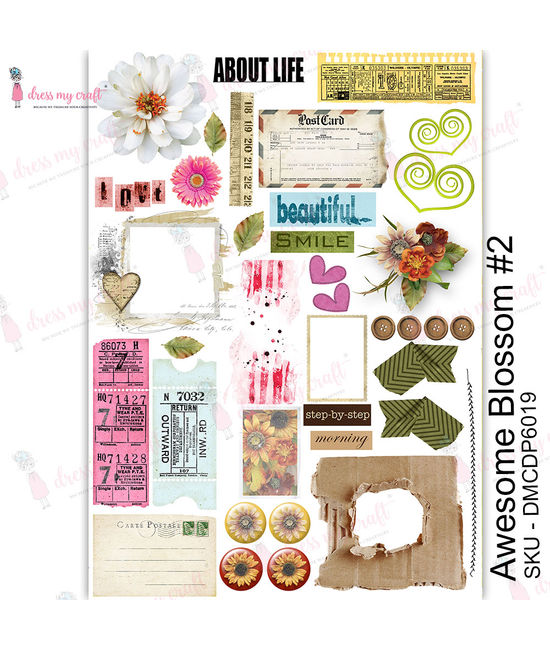 Awesome Blossom 12 X12 Paper Pad