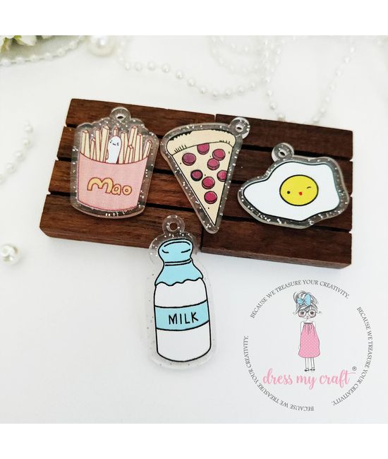 Miniature Acrylic Food Charms, Dmcma15116