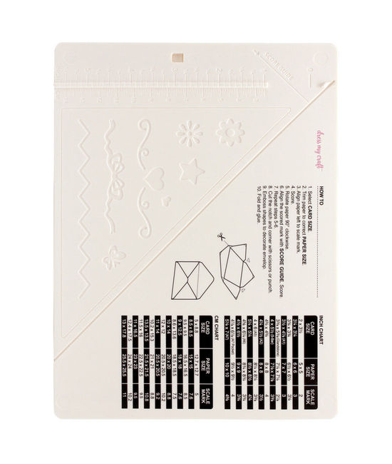 Score Board for Paper Crafts - Multicolor Mini Score Board for Custom  Envelopes