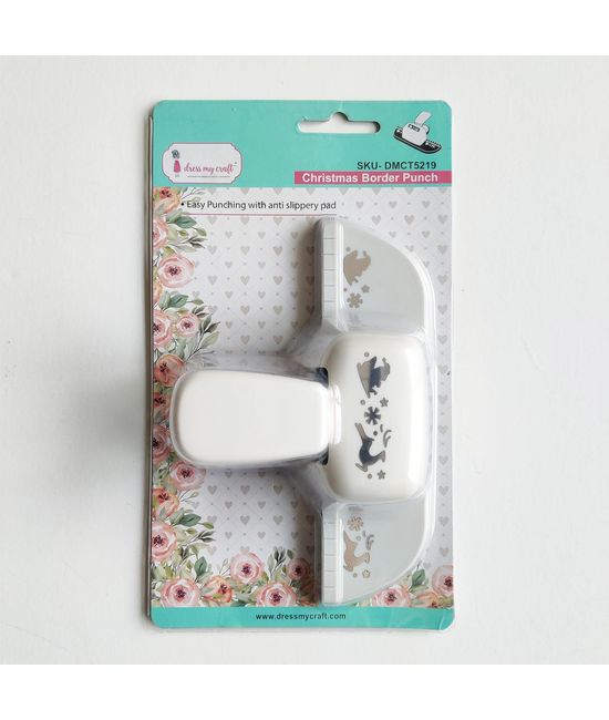 Dress My Craft Paper Punch - Dotted Heart Border Punch