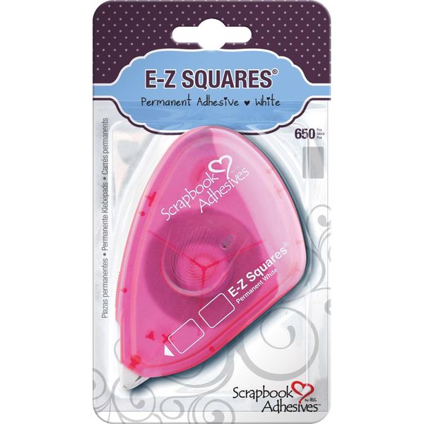 E-Z Permanent Square Tabs 650/Pkg