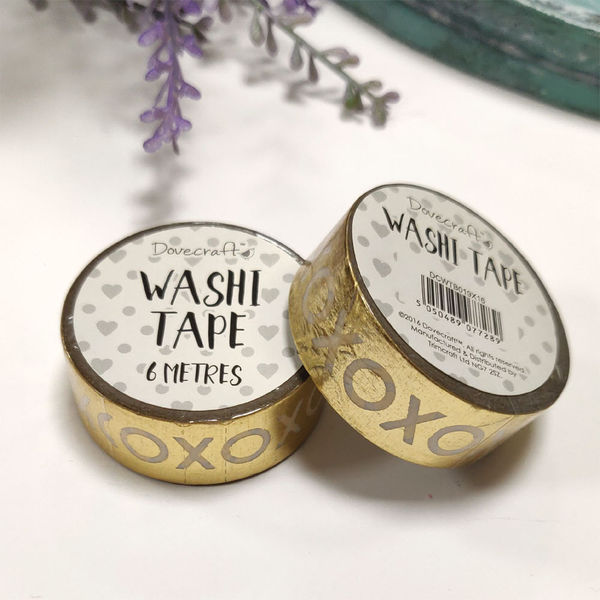 XOXO - Golden Washi Tape