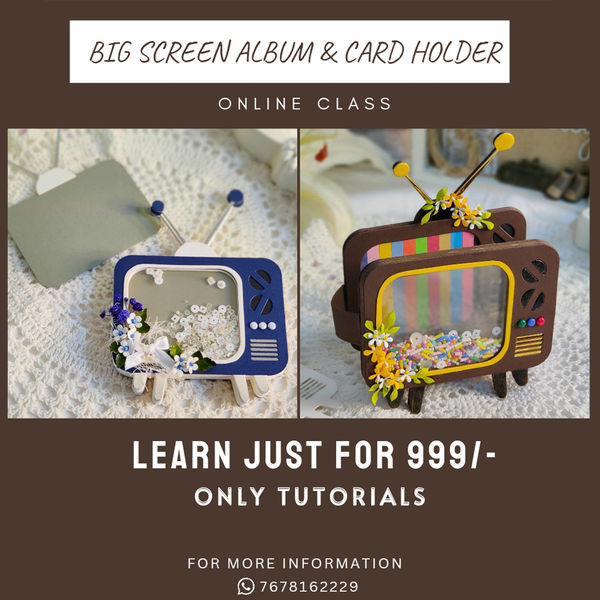 Big Screen Album & Card Holder Class (Tutorial Only)